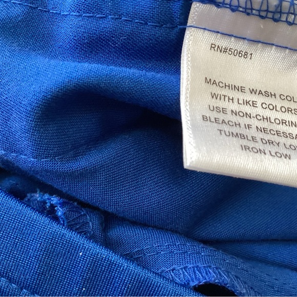 Grey’s ANATOMY BY BARCO Spandex Stretch Royal Blue Scrub Bottom Size XL - Picture 5 of 5